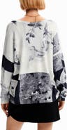 Desigual Floral Print Sweater