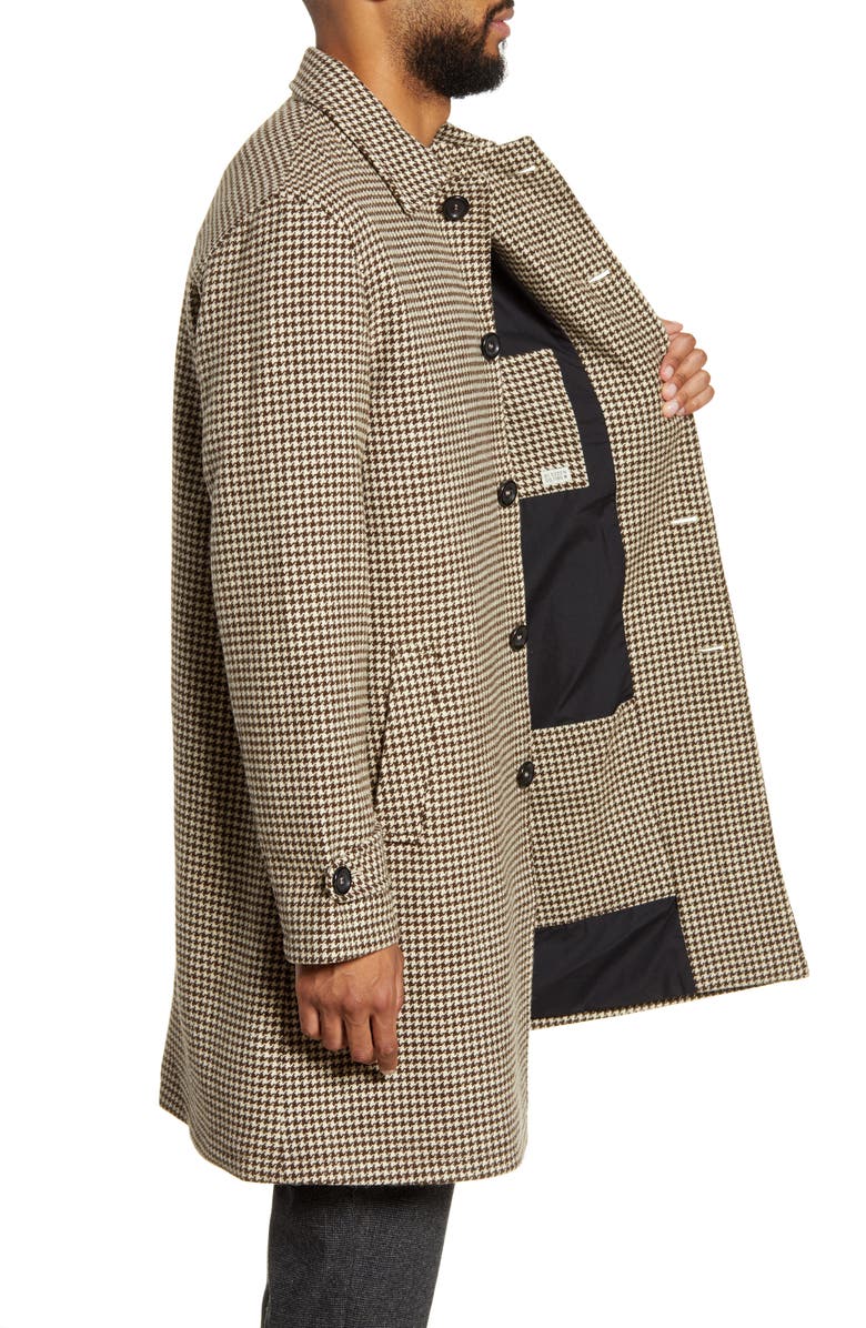 Oliver Spencer Grandpa Slim Fit Coat, Alternate, color,
