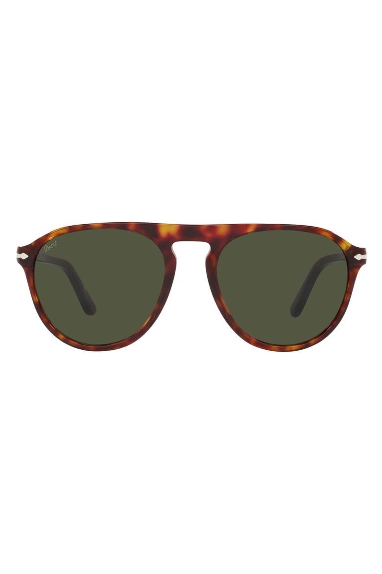 55mm Pilot Sunglasses, Main, color, HAVANA