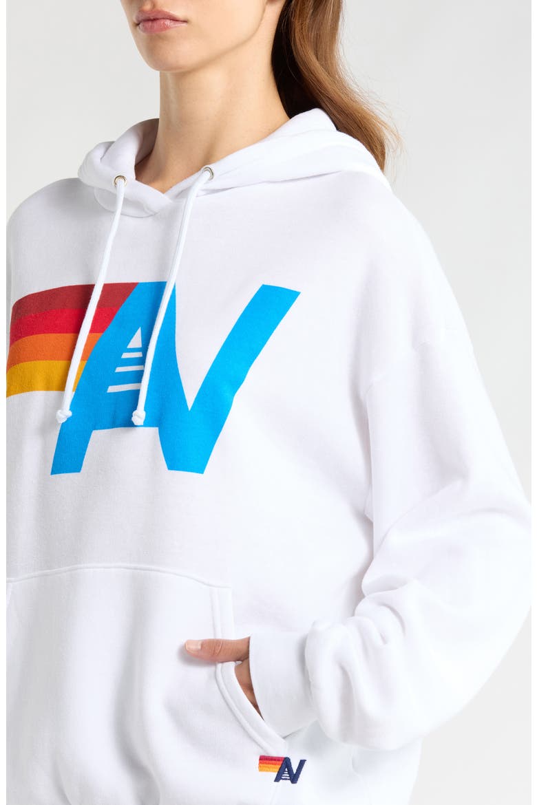 Logo Hoodie, Alternate, color, WHITE