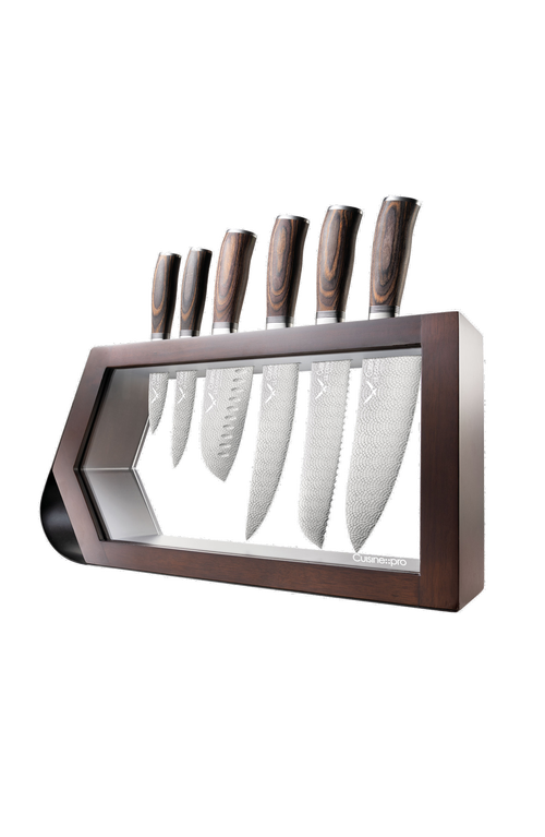 Cuisine::pro ® Le Connoisseur 7-piece Haute Knife Block In Silver