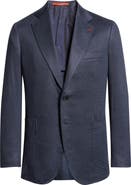 ISAIA Check Silk & Cotton Sport Coat