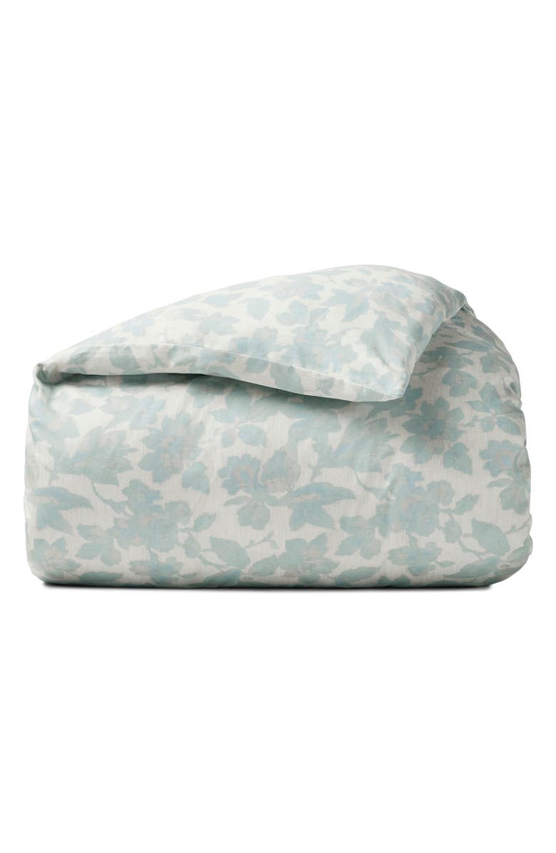 Coyuchi Camellia Organic Cotton Sateen Duvet Cover, Main, color,