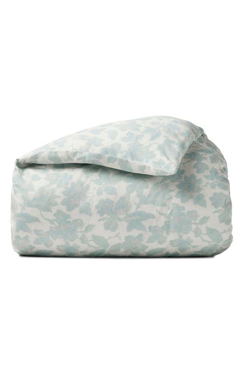 Camellia Organic Cotton Sateen Duvet Cover
