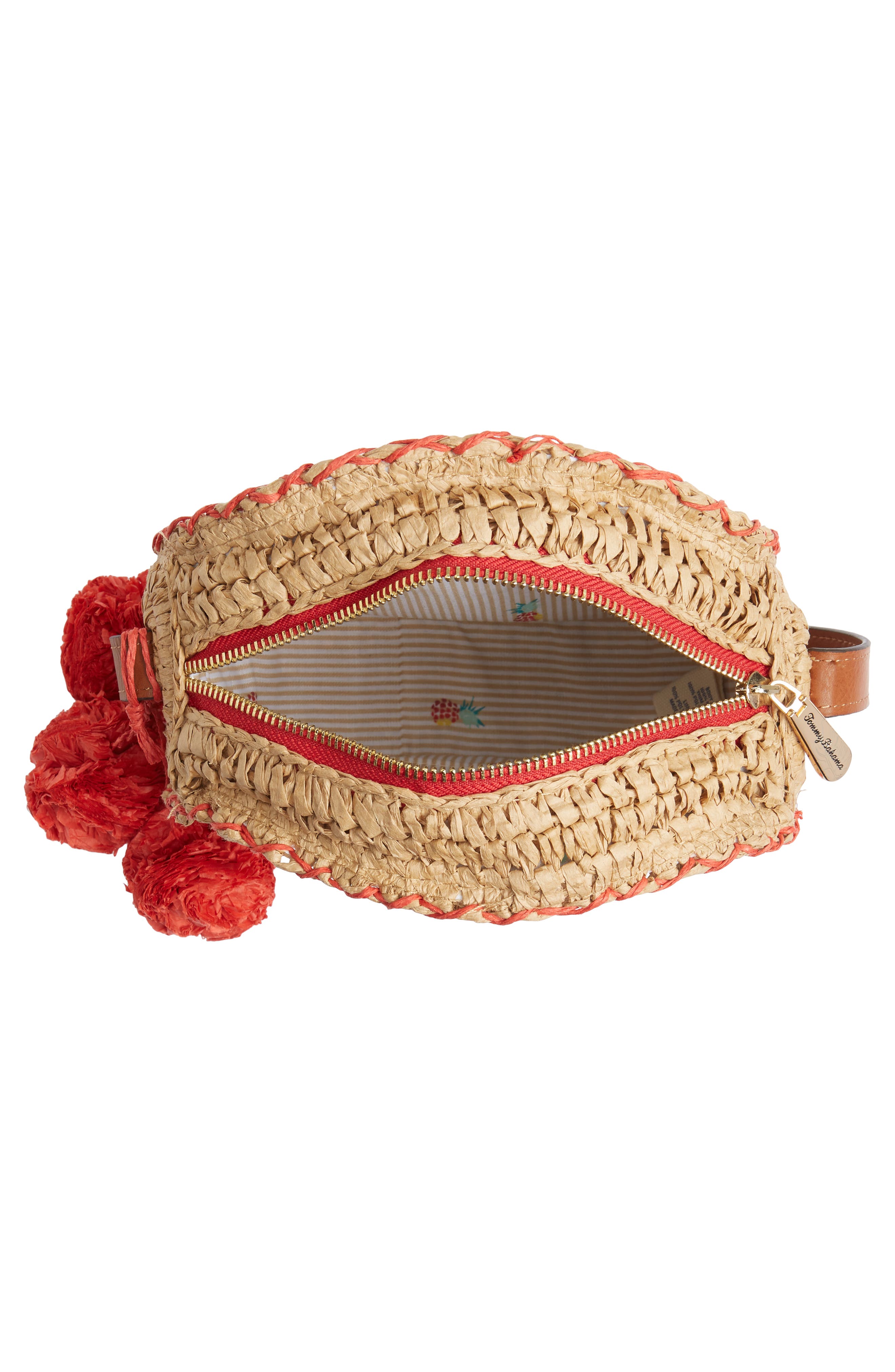 Tommy Bahama Pirro Woven Straw Crossbody Bag, Alternate, color, 