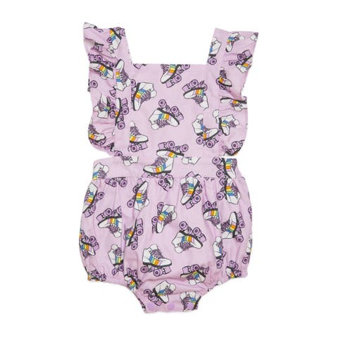 Ruffle Sleeve Bubble Romper (Baby)