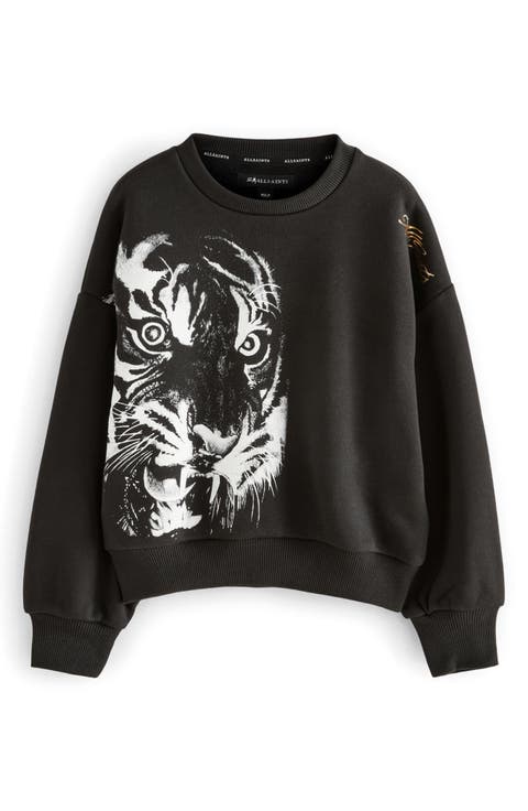 Kids' Tiger Cotton Graphic Sweatshirt (Big Kid)