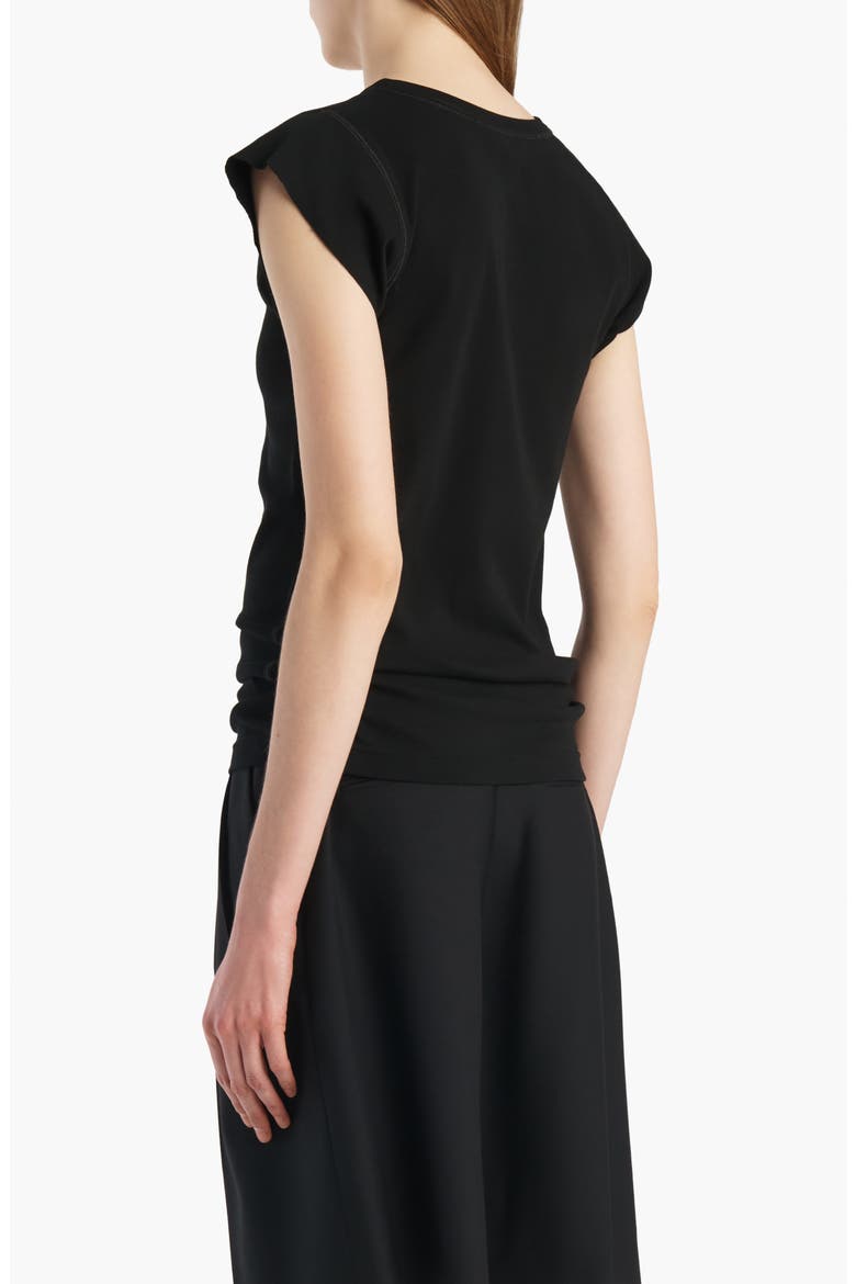 Angel Cotton Rib Top, Alternate, color, BLACK