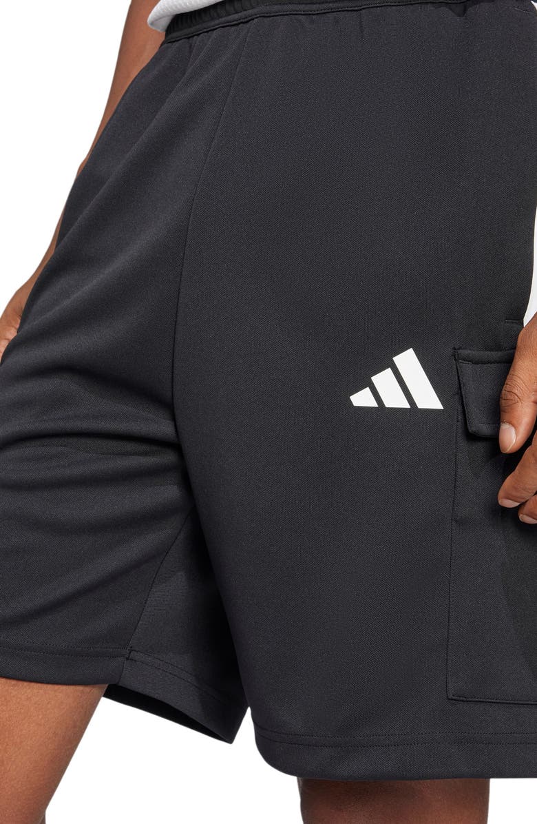 adidas Tiro Cargo Shorts, Alternate, color, Black/ White
