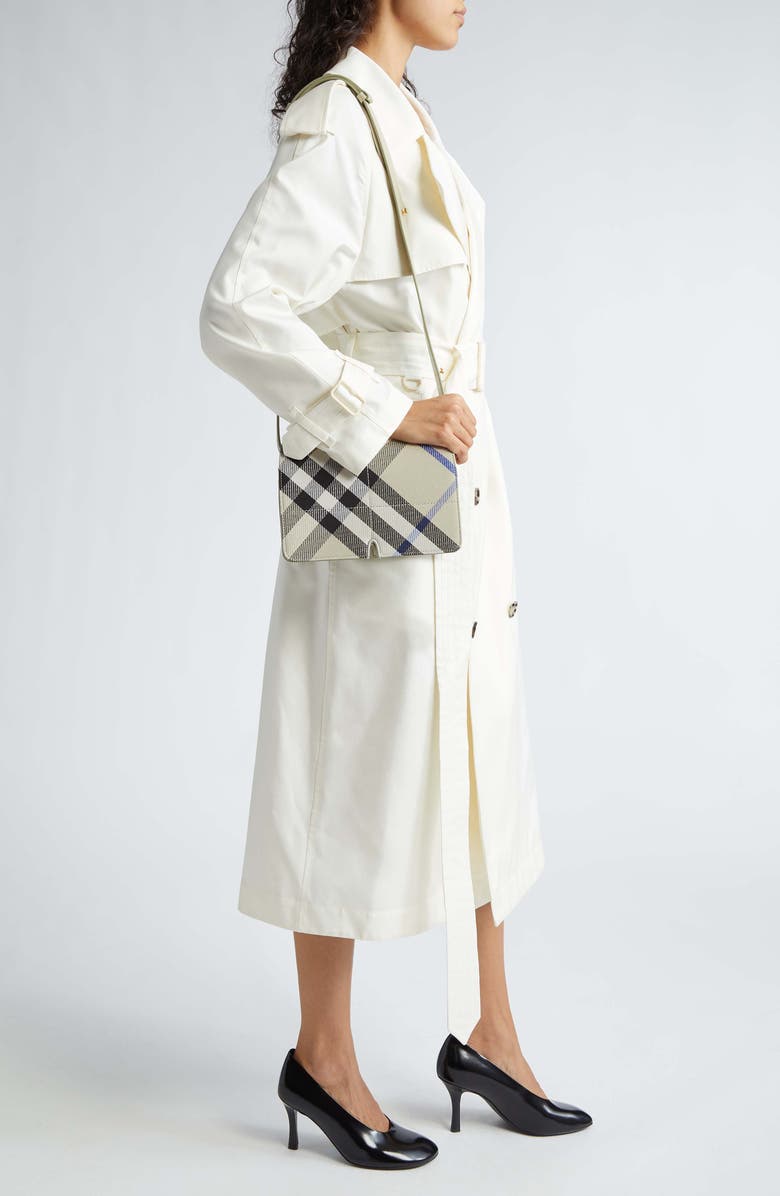 Burberry Snip Check Jacquard Crossbody Bag, Alternate, color,
