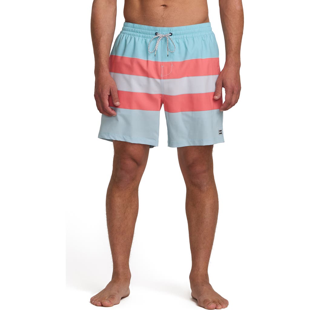 Billabong Lineup Layback Swim Trunks In Multi