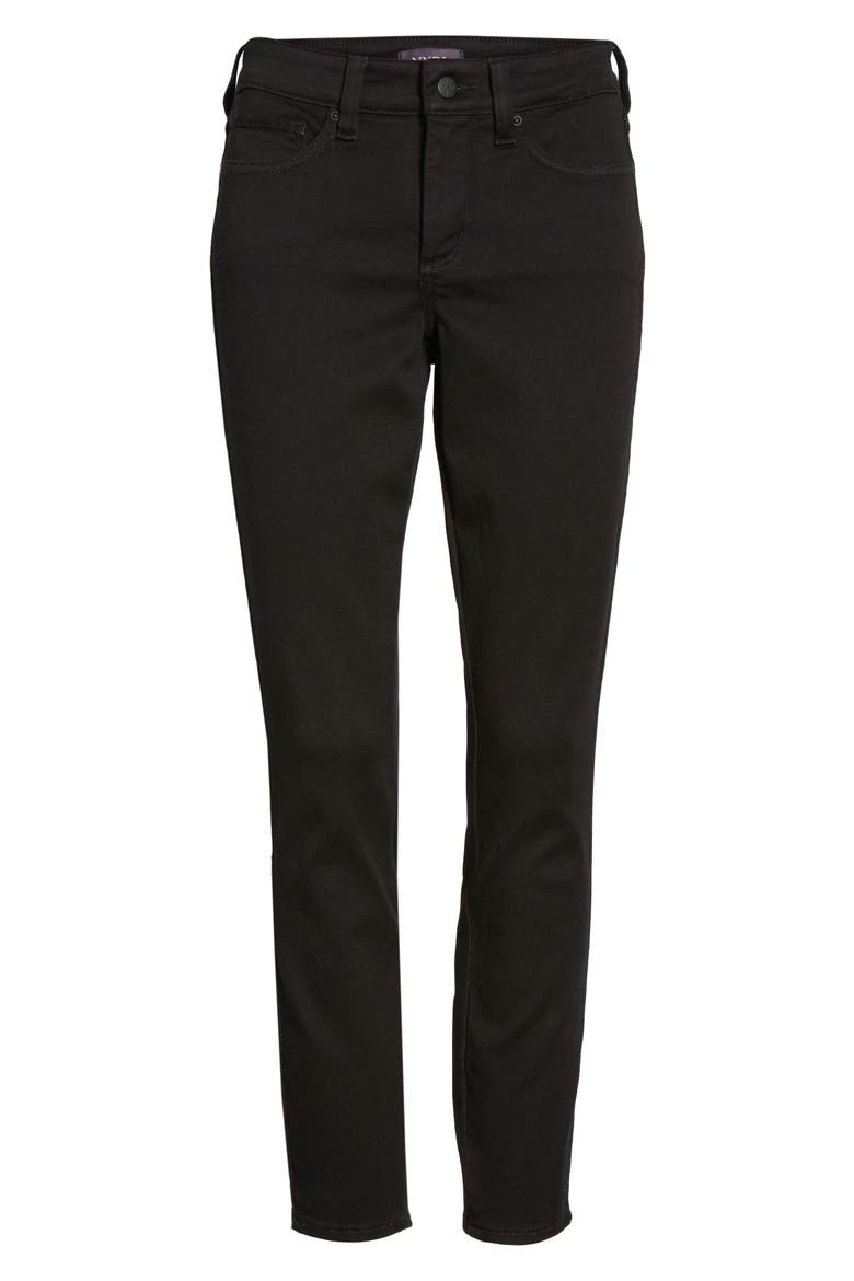 Ami Stretch Ankle Skinny Jeans, Alternate, color, BLACK