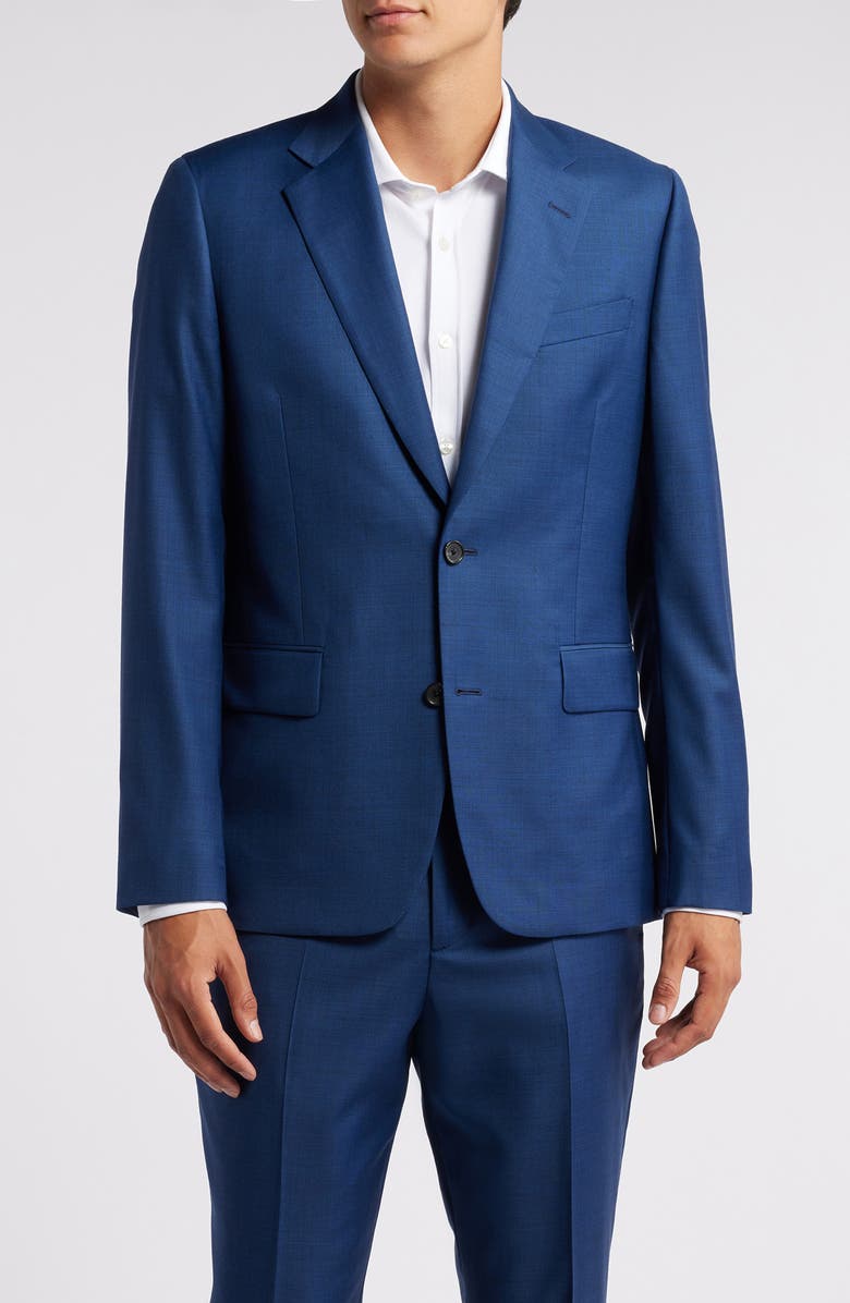 Paul Smith Tailored Fit Wool Suit, Alternate, color, Inky Blue