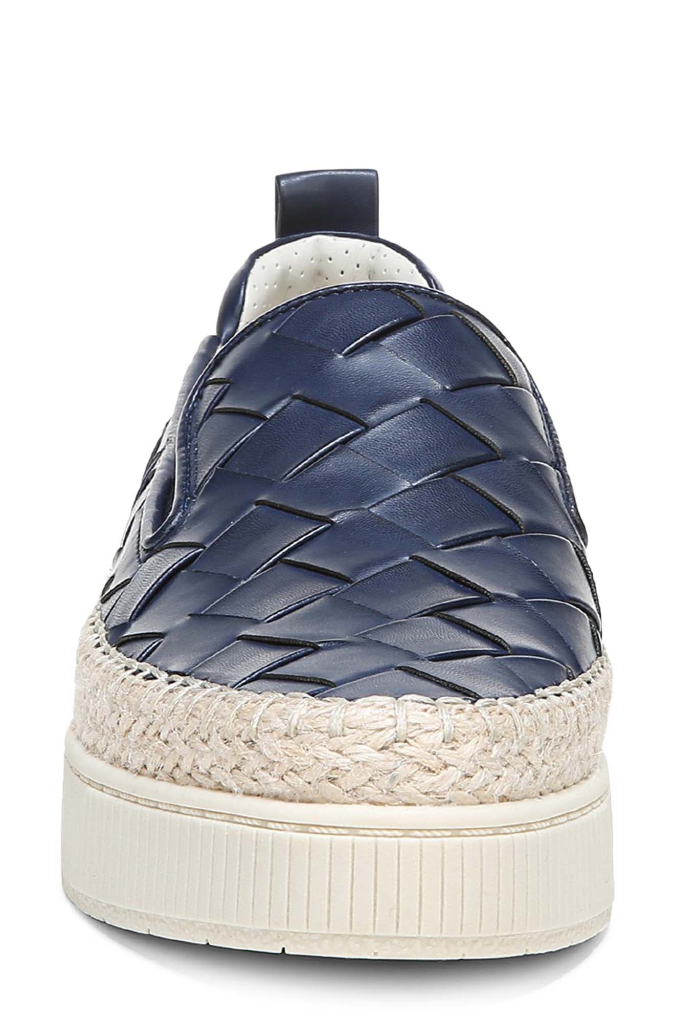 Homer Platform Sneaker, Alternate, color, NAVY FAUX LEATHER