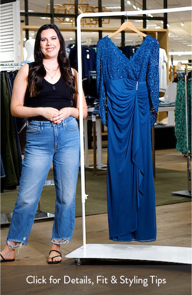 Lace & Sequin Gown, sales video thumbnail