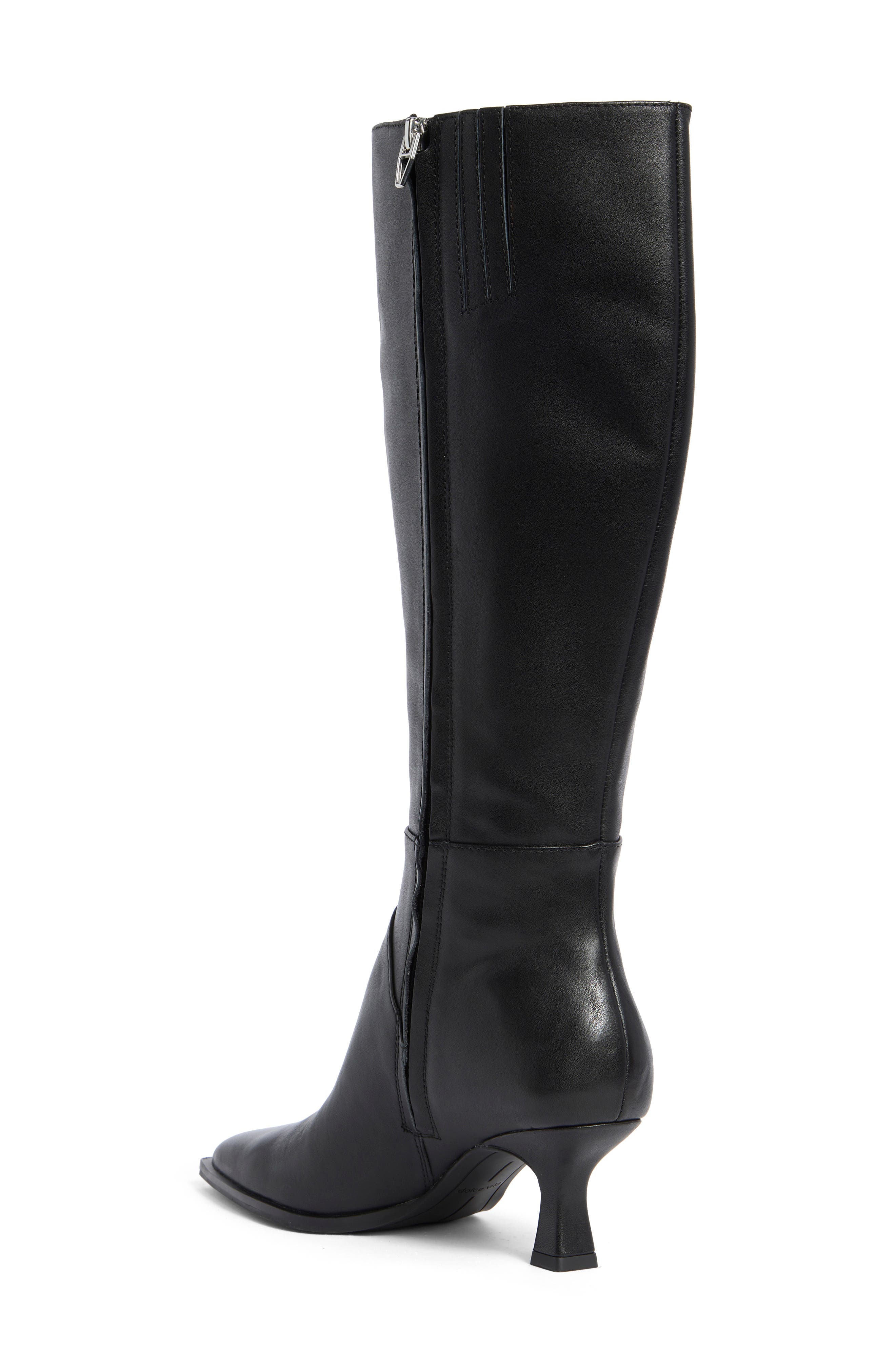 Dolce Vita Acilma Knee High Boot, Alternate, color, Black Leather