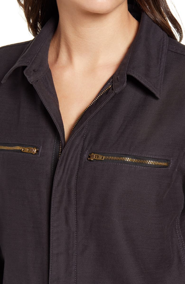 Madewell Women's Zip Pocket Coverall Jumpsuit, Alternate, color,