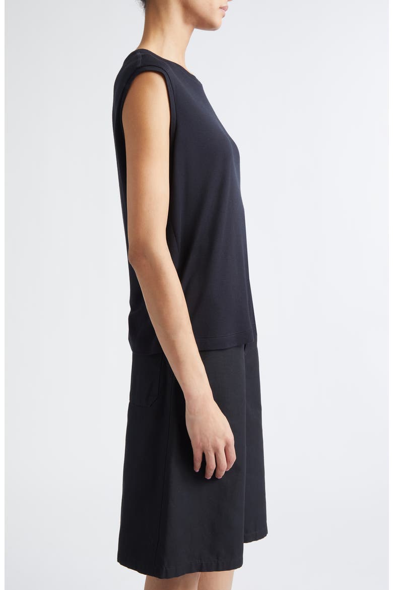 Oliver Modal & Cashmere Tank, Alternate, color, BLACK