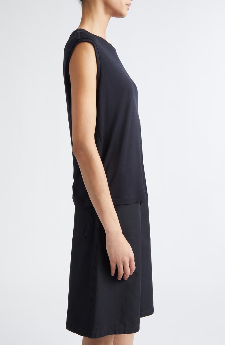 PARTOW Oliver Modal & Cashmere Tank, Alternate, color, Black