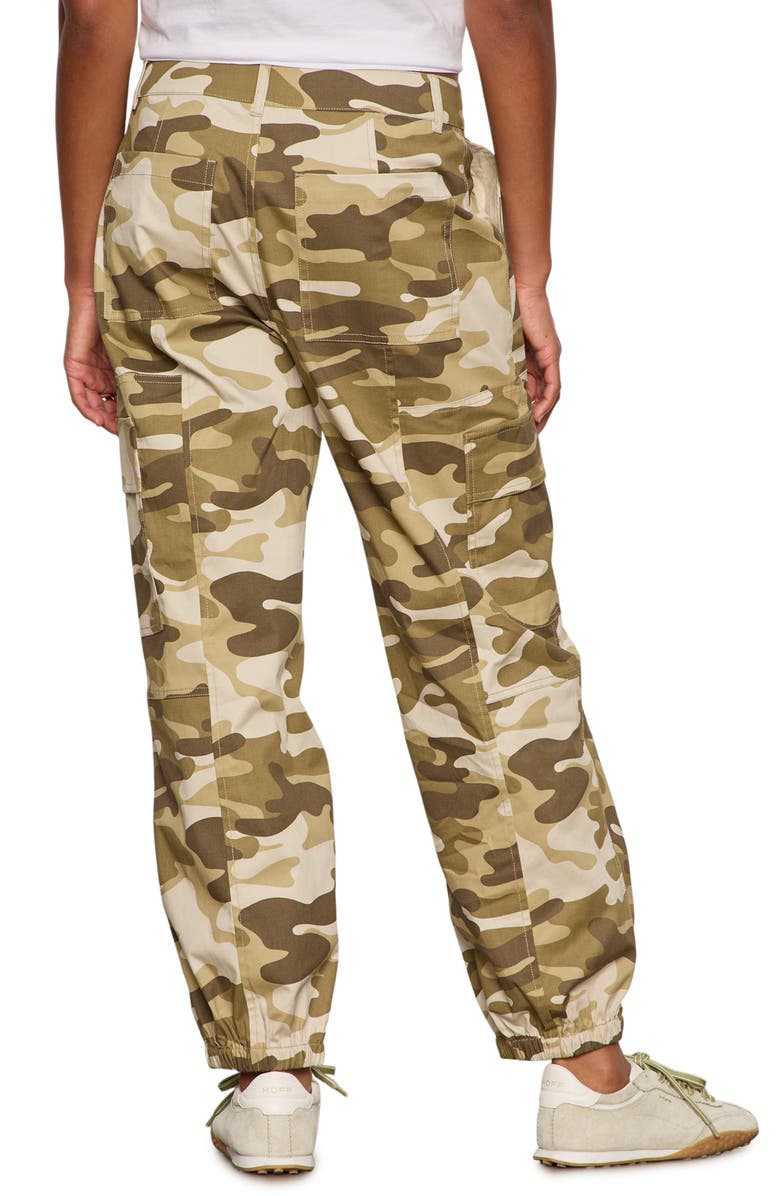Sanctuary Vista Camo Cargo Pants, Alternate, color, Canyon Camo Green