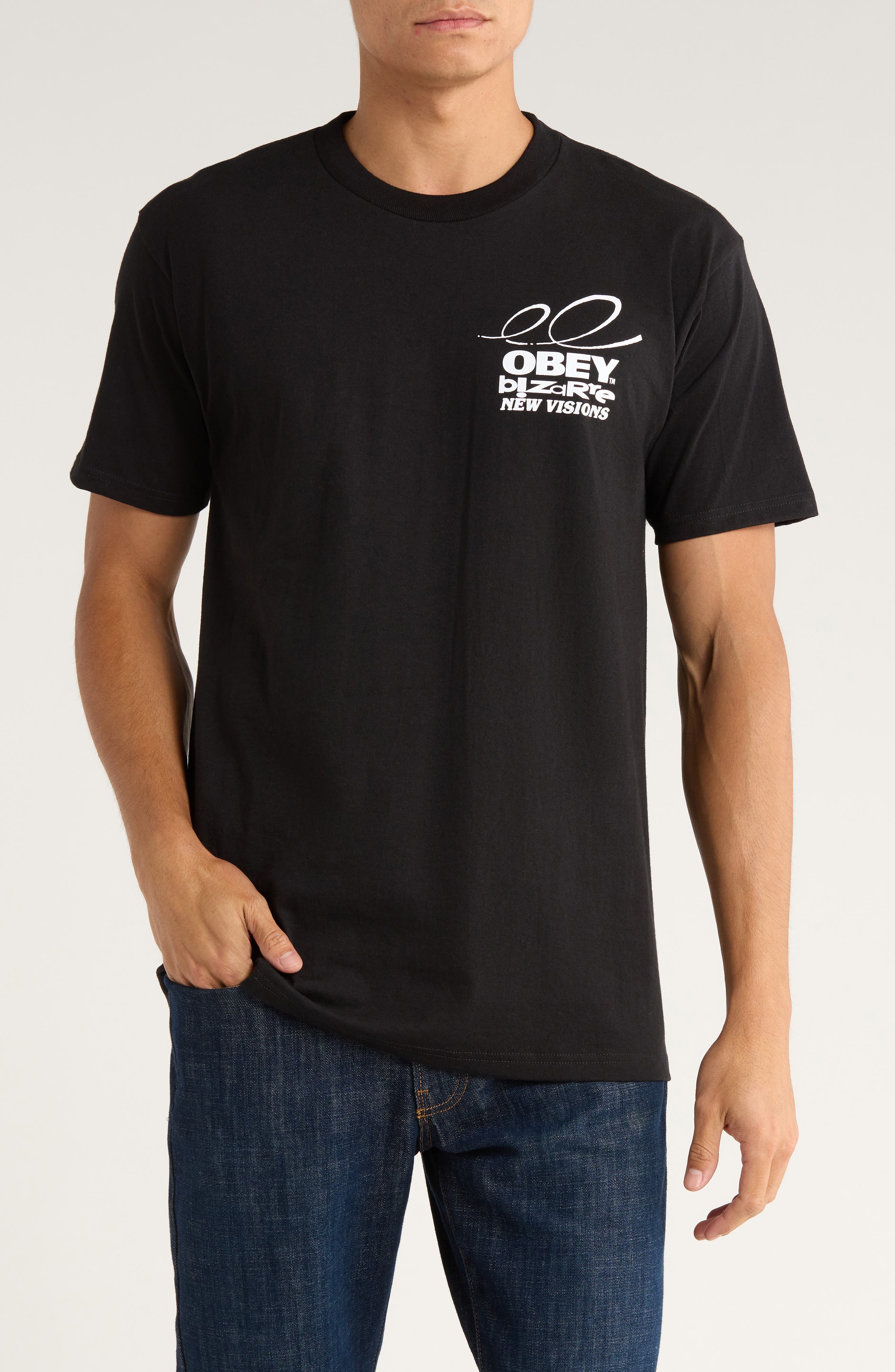 Obey Bizarre New Visions Graphic T-Shirt