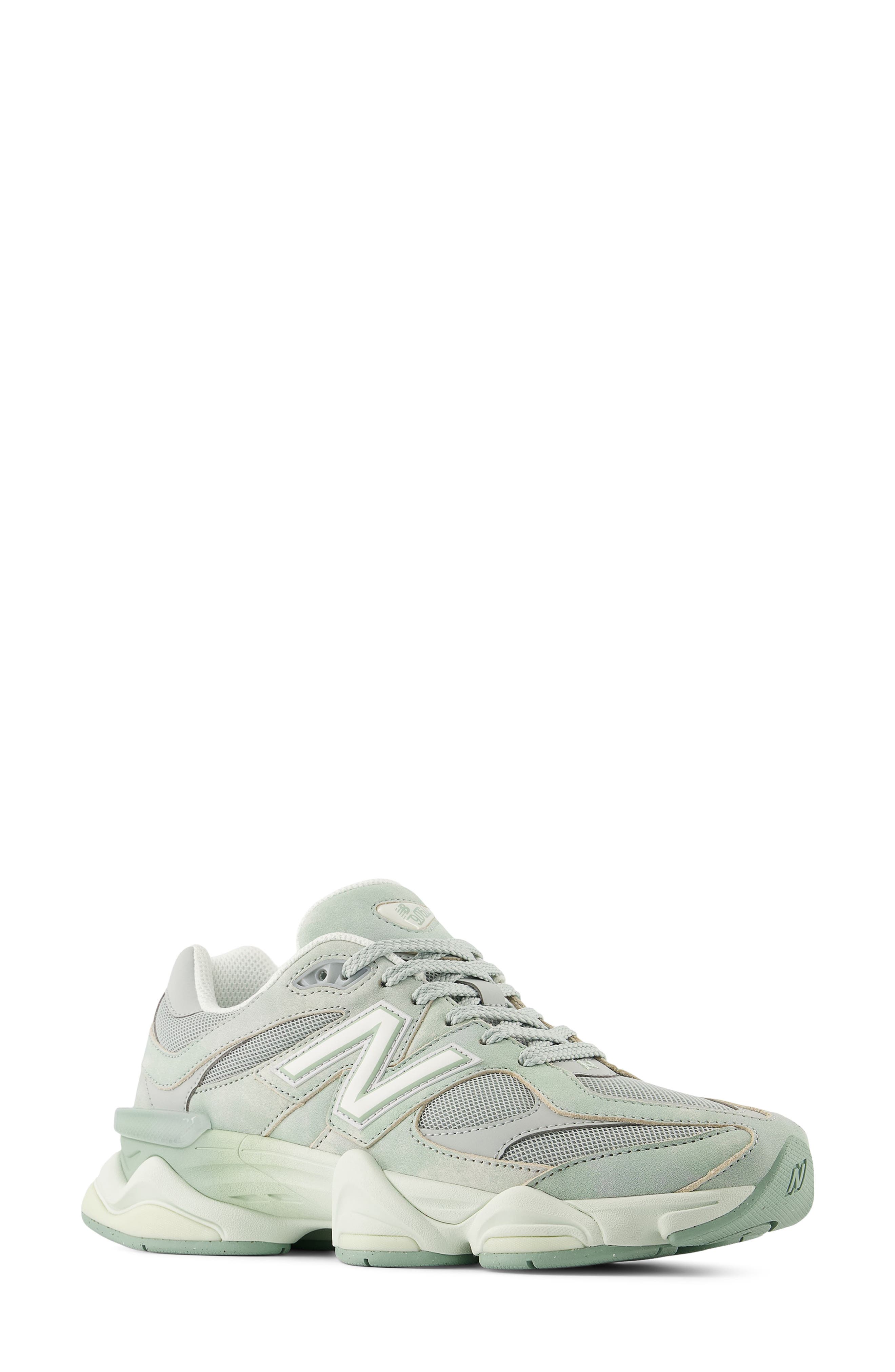 New Balance Gender Inclusive 9060 Sneaker, Main, color, Mosaic Green/ Sea Salt