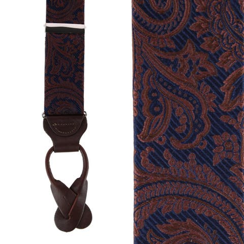 Sobee Silk Button End Suspenders (Braces)