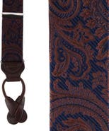 Trafalgar Sobee Silk Button End Suspenders