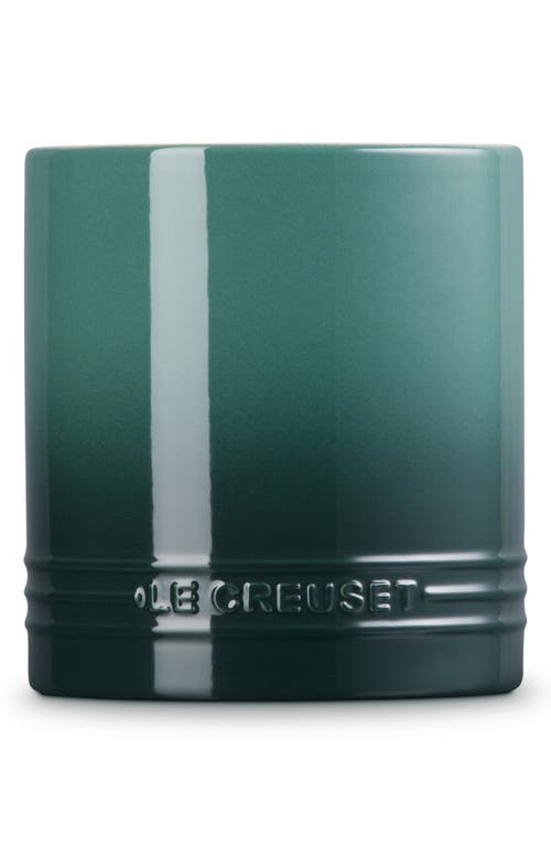 Le Creuset Signature Stoneware Utensil Crock In Green
