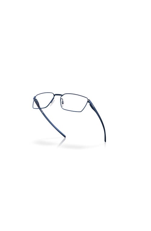 Oakley 53mm Rectangle Optical Glasses In Blue