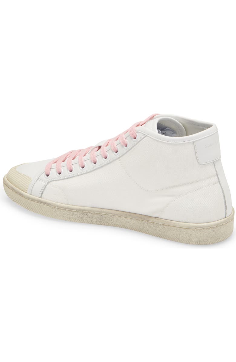 Saint Laurent SL/39 Organic Cotton Sneaker, Alternate, color,