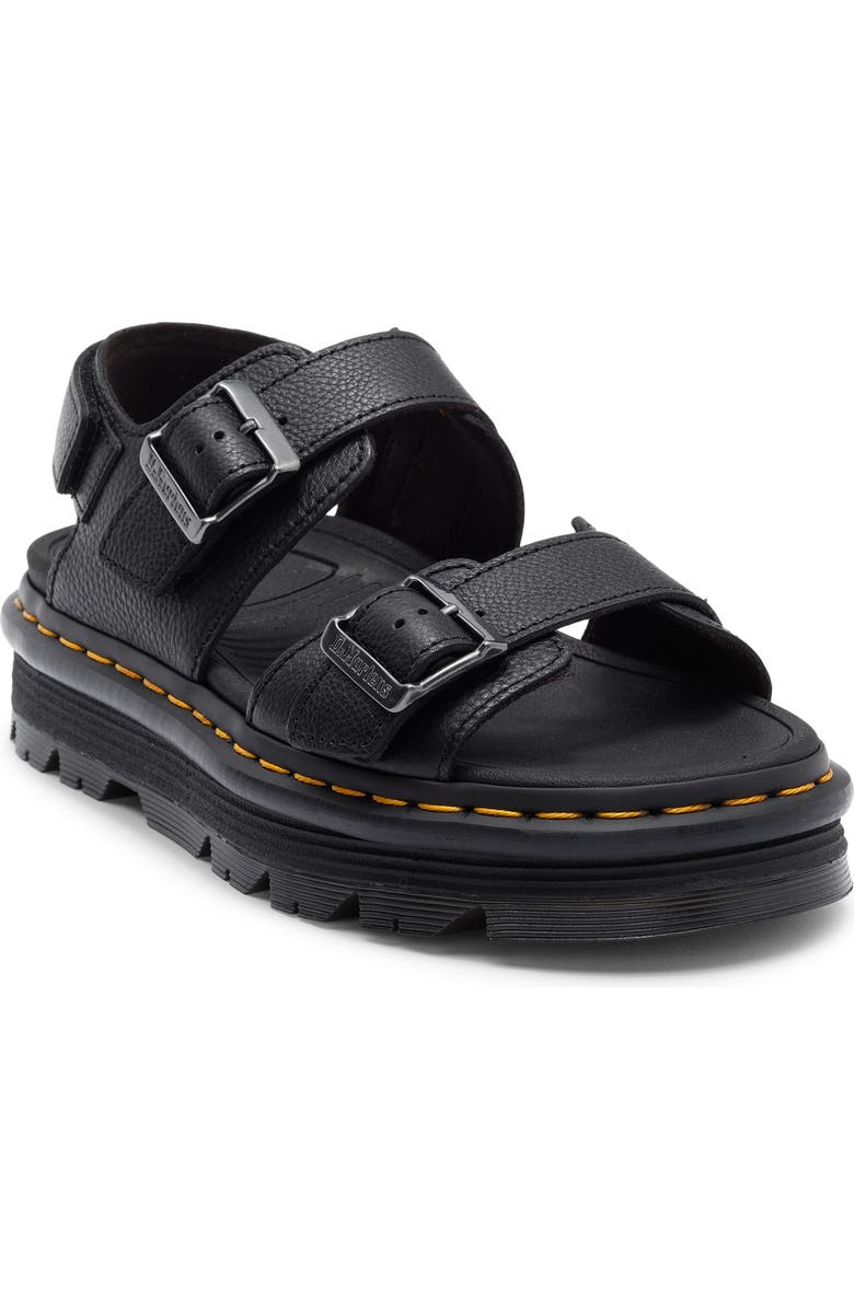 Dr. Martens Zebzag Sandal, Main, color, Black