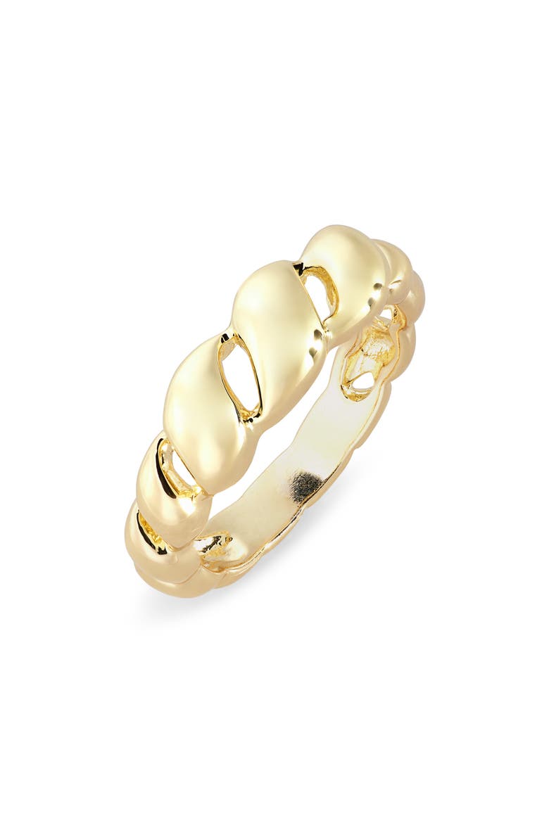 Sprial Textured Ring, Main, color, GOLD
