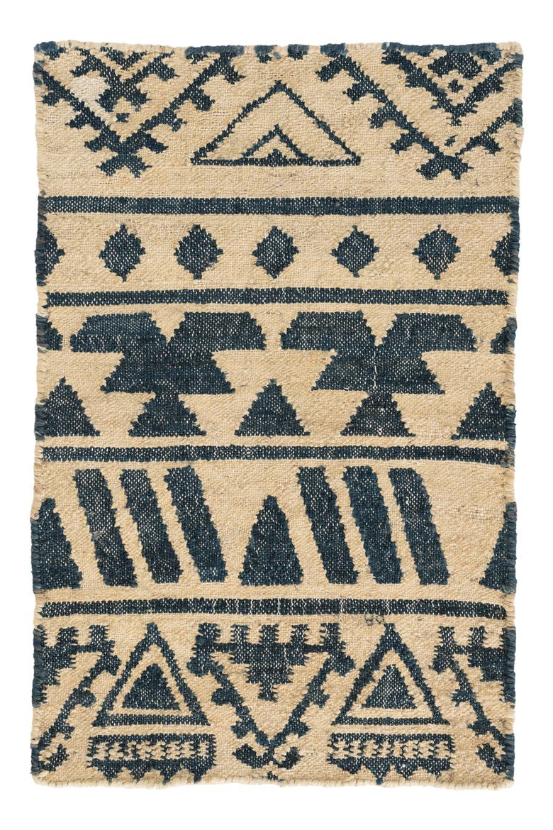 Luru Woven Rug, Main, color, BLUE