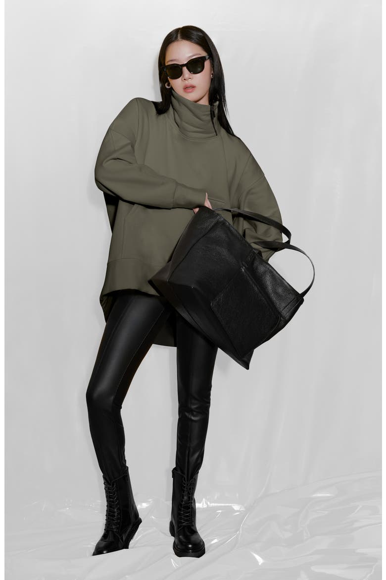 Boerum French Terry Sweatshirt, Alternate, color, OLIVE