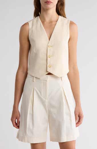 A.L.C. Maxwell Linen & Cotton Vest