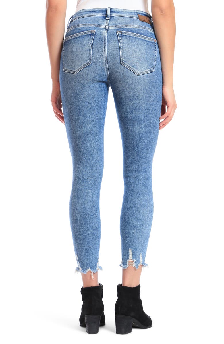 Mavi Jeans Mavi Tess High Waist Ripped Skinny Jeans, Alternate, color, 