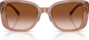 COACH 54mm Gradient Square Sunglasses
