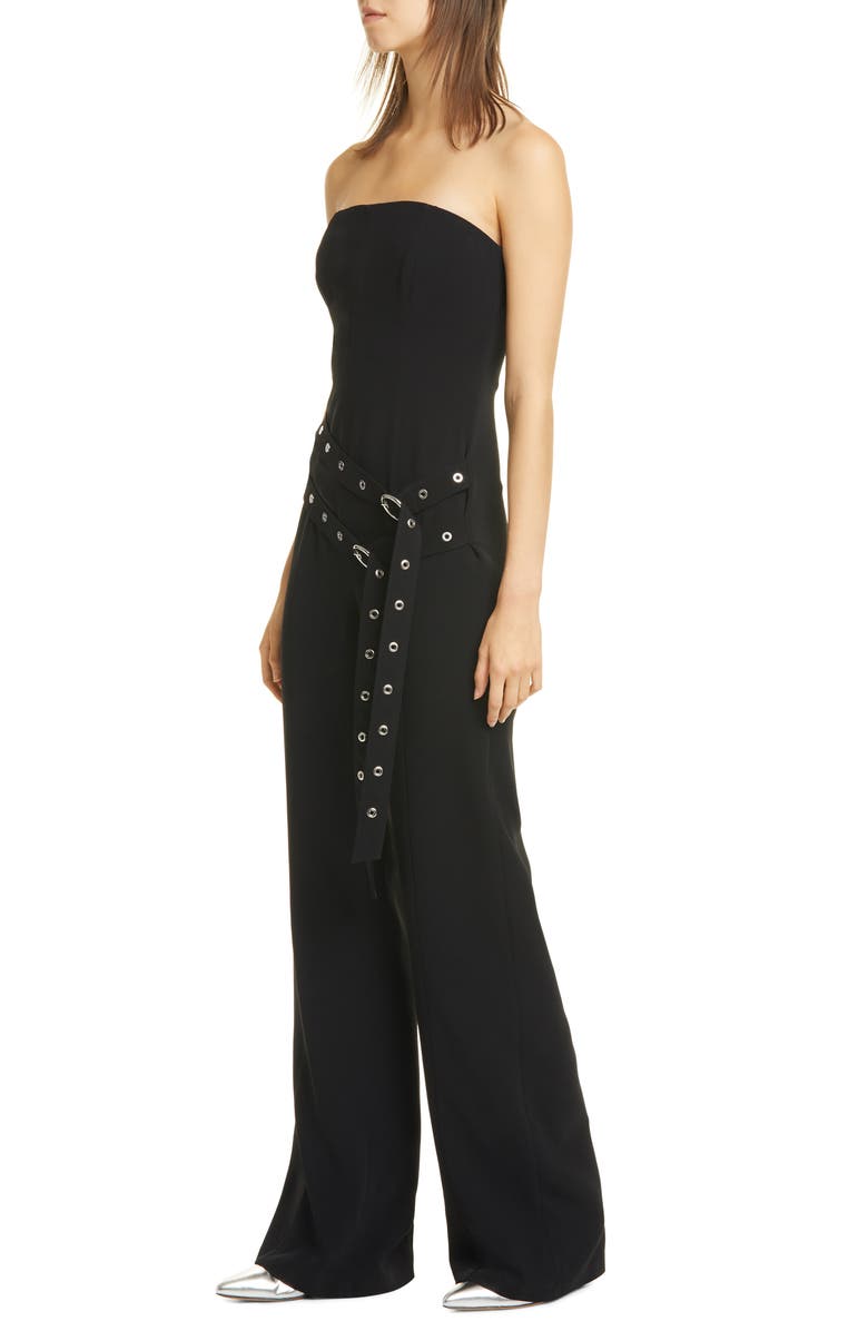 Cinq à Sept Jessi Double Belt Strapless Jumpsuit, Alternate, color, 