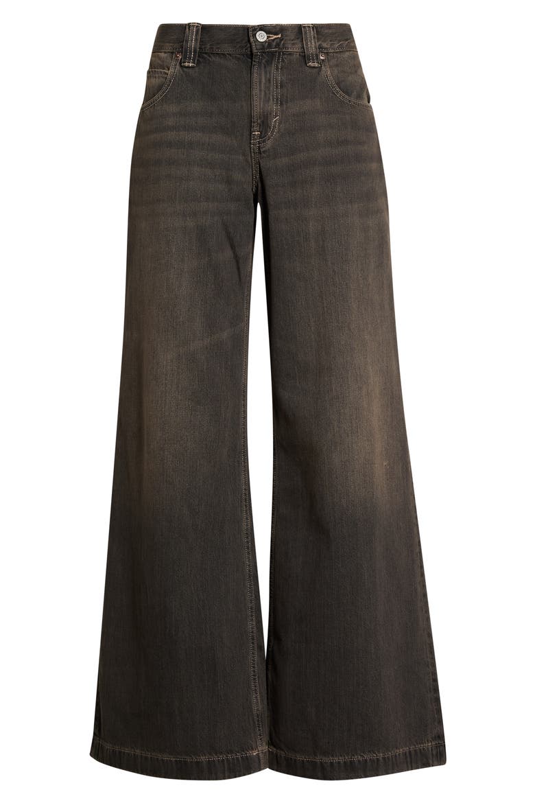 Sloane Ultra Baggy Wide Leg Jeans, Main, color, BROWN