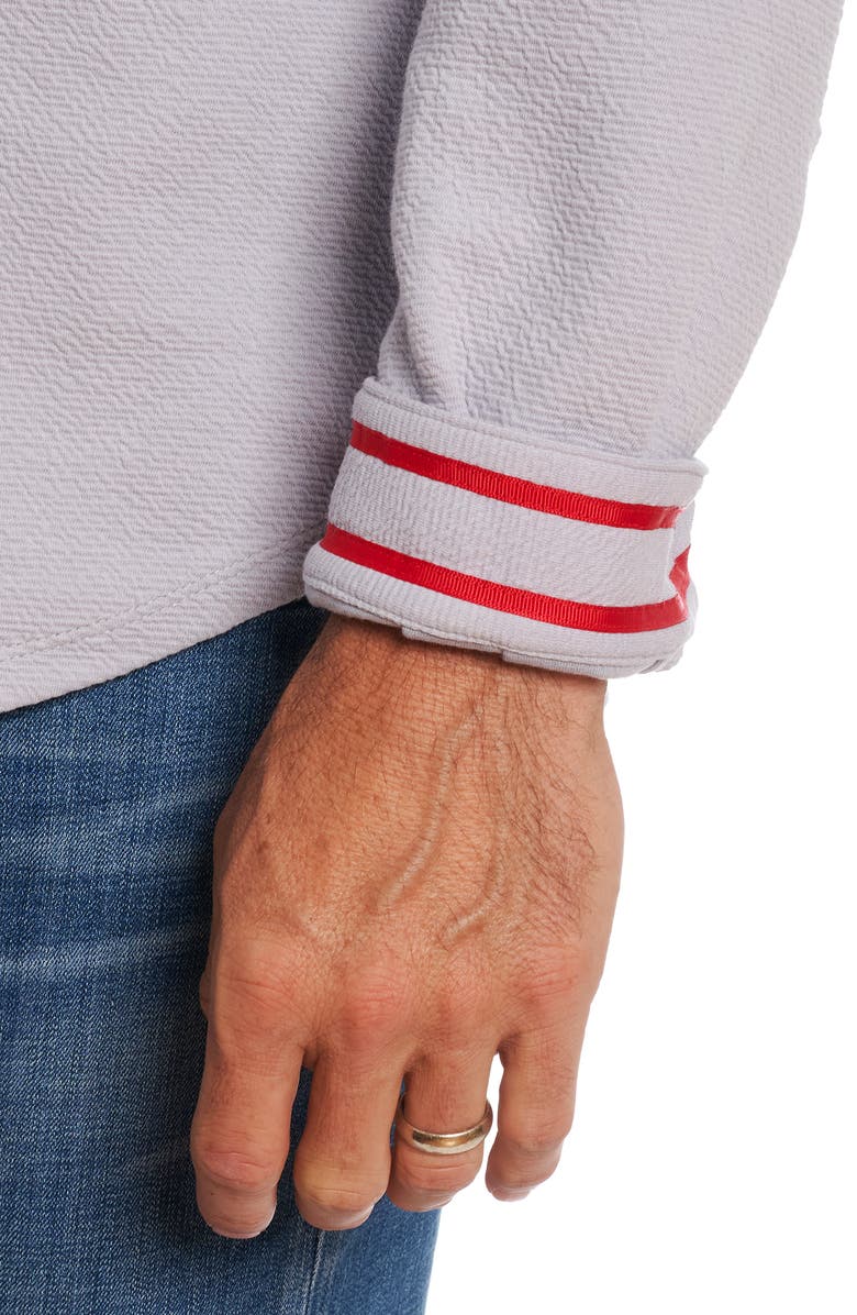 Robert Graham Roebuck Knit Shirt Jacket, Alternate, color, 