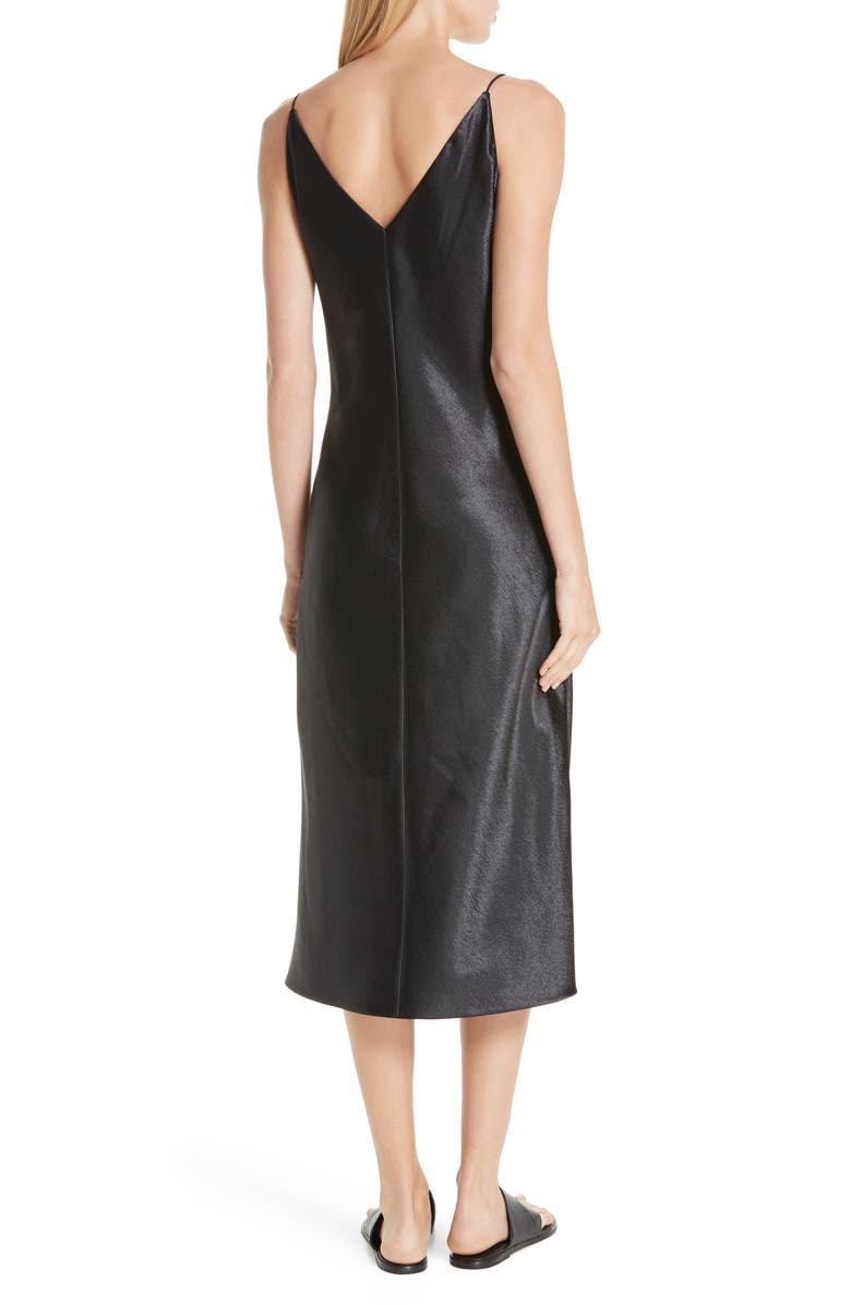 Vince V-neck Bias Cut Dress, Alternate, color,