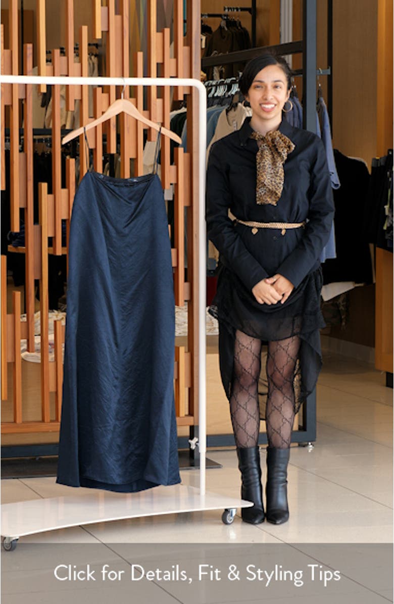 Aerosi Sleeveless Satin Midi Dress, sales video thumbnail