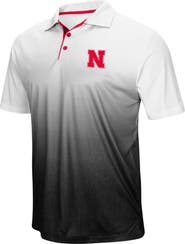 COLOSSEUM Men's Colosseum Heathered Gray Nebraska Huskers Magic Team Logo Polo