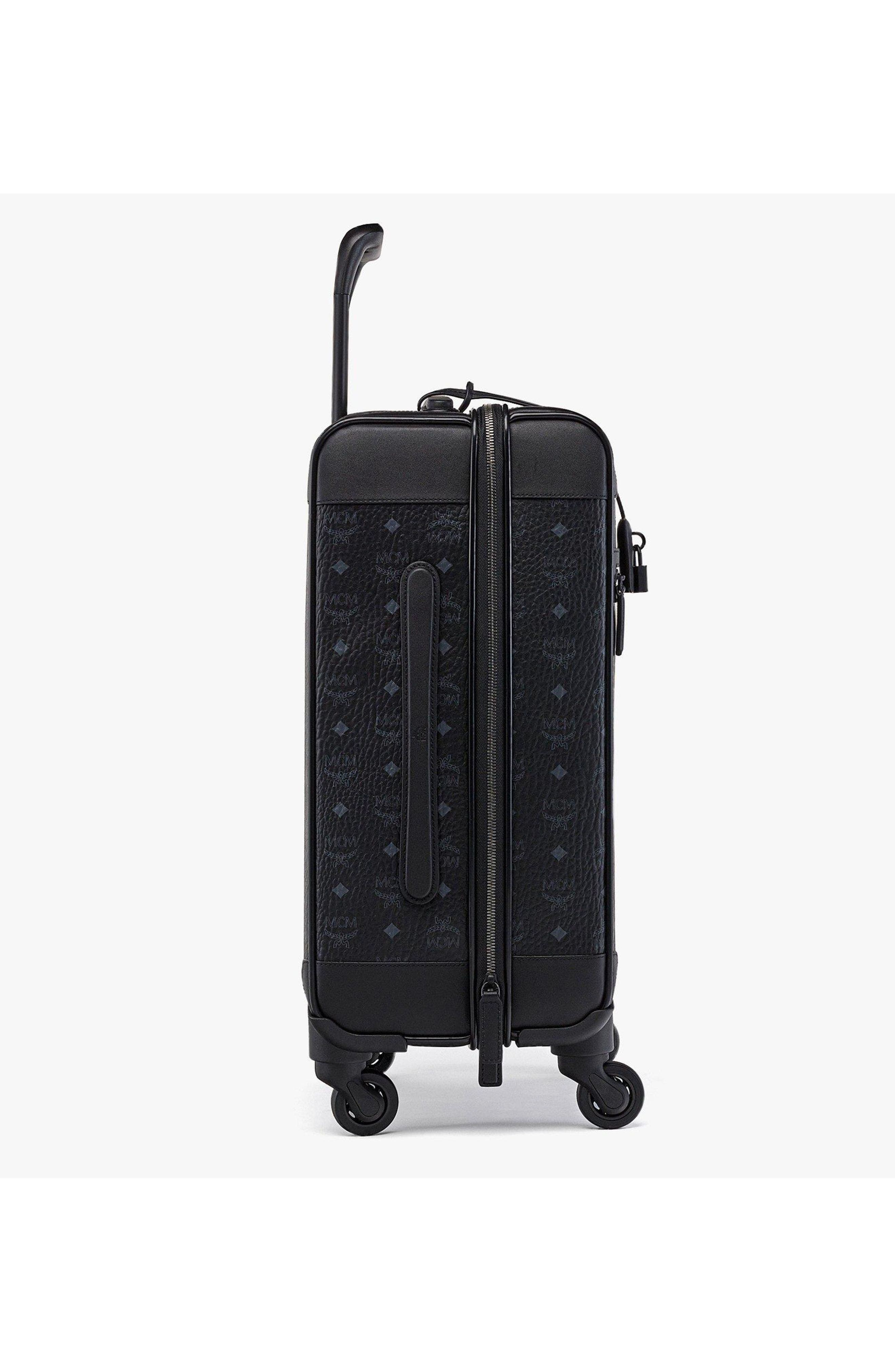 MCM Ottomar Trolley in Visetos, Alternate, color, Black