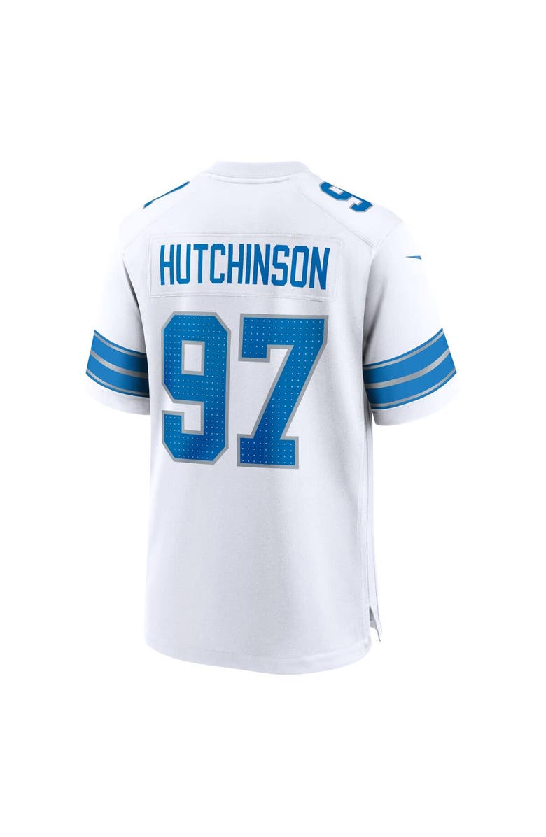 Nike Men's Nike Aidan Hutchinson White Detroit Lions Game Jersey, Alternate, color, White
