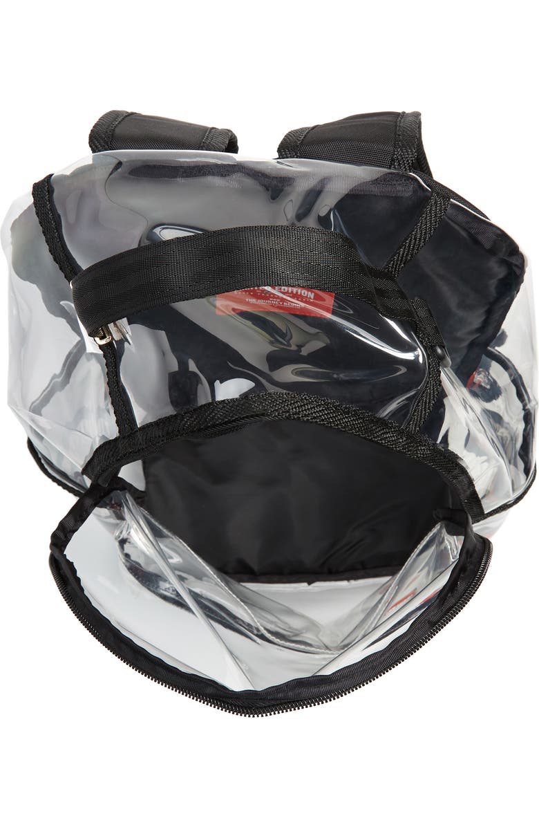 Sprayground 20/20 Double Cargo Side Shark Clear Backpack, Alternate, color,
