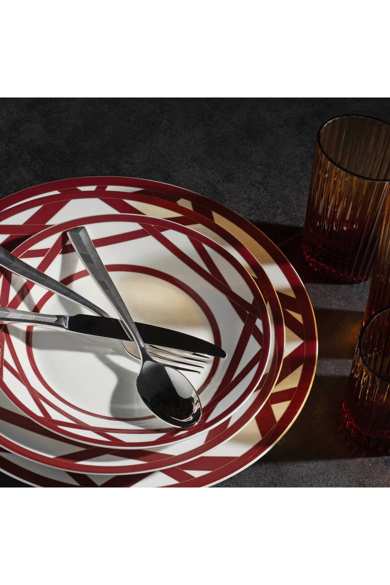 Soup Plate 2 Pcs. Set, Alternate, color, Bordeaux