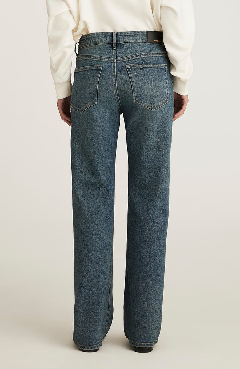 Mavi Jeans Taylor High Waist Relaxed Straight Leg Jeans, Alternate, color, Mid Used Gold Premium