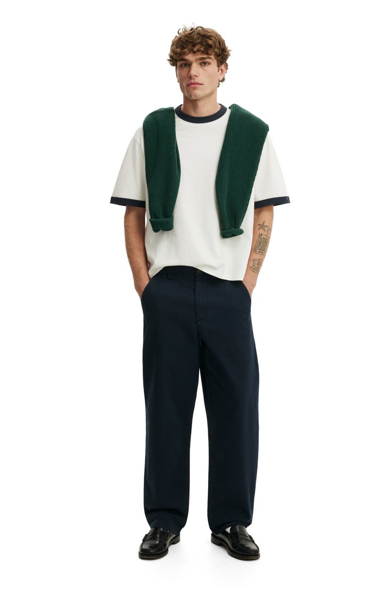 Men's Baggy Chino Pant, Alternate, color, Navy